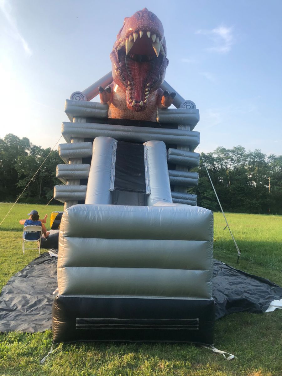 T REX DINOSAUR Party COMBO BOUNCER CU Jump And Slide Entertainment Inc Inflatable Rentals